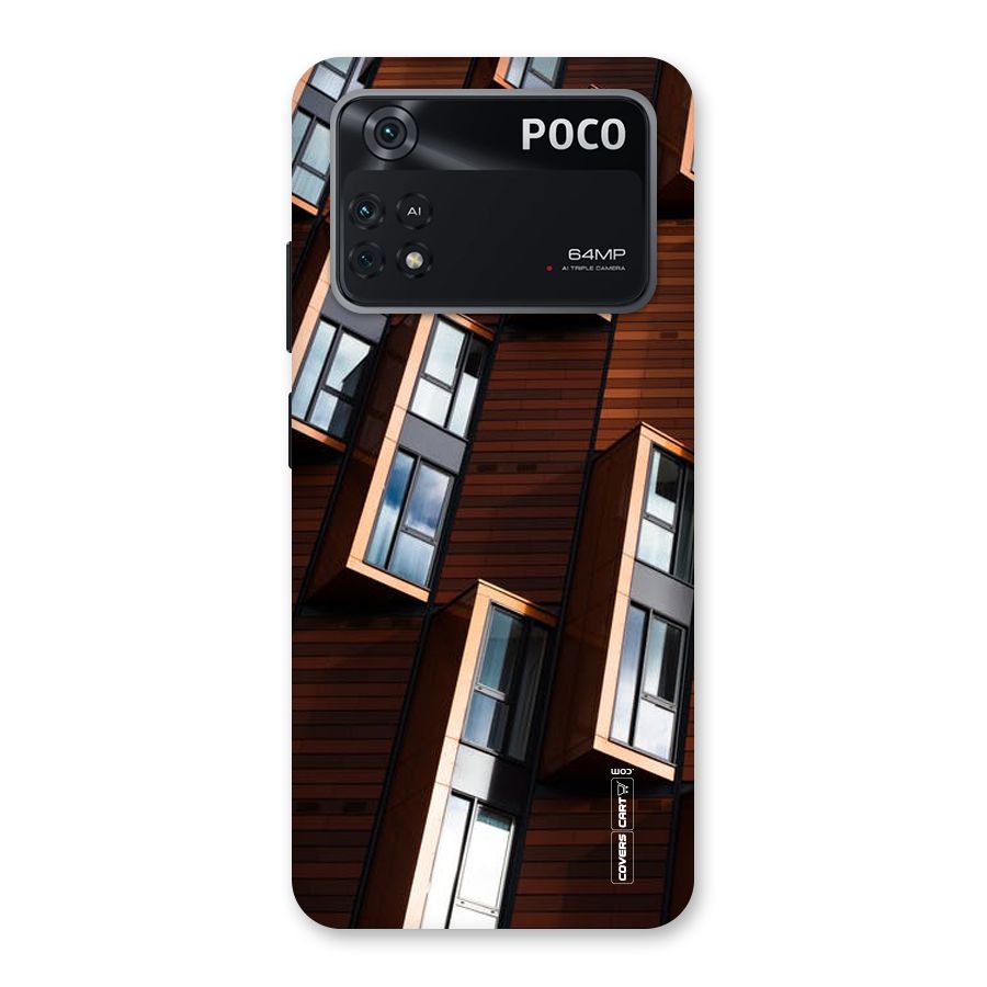 Window Abstract Back Case for Poco M4 Pro 4G