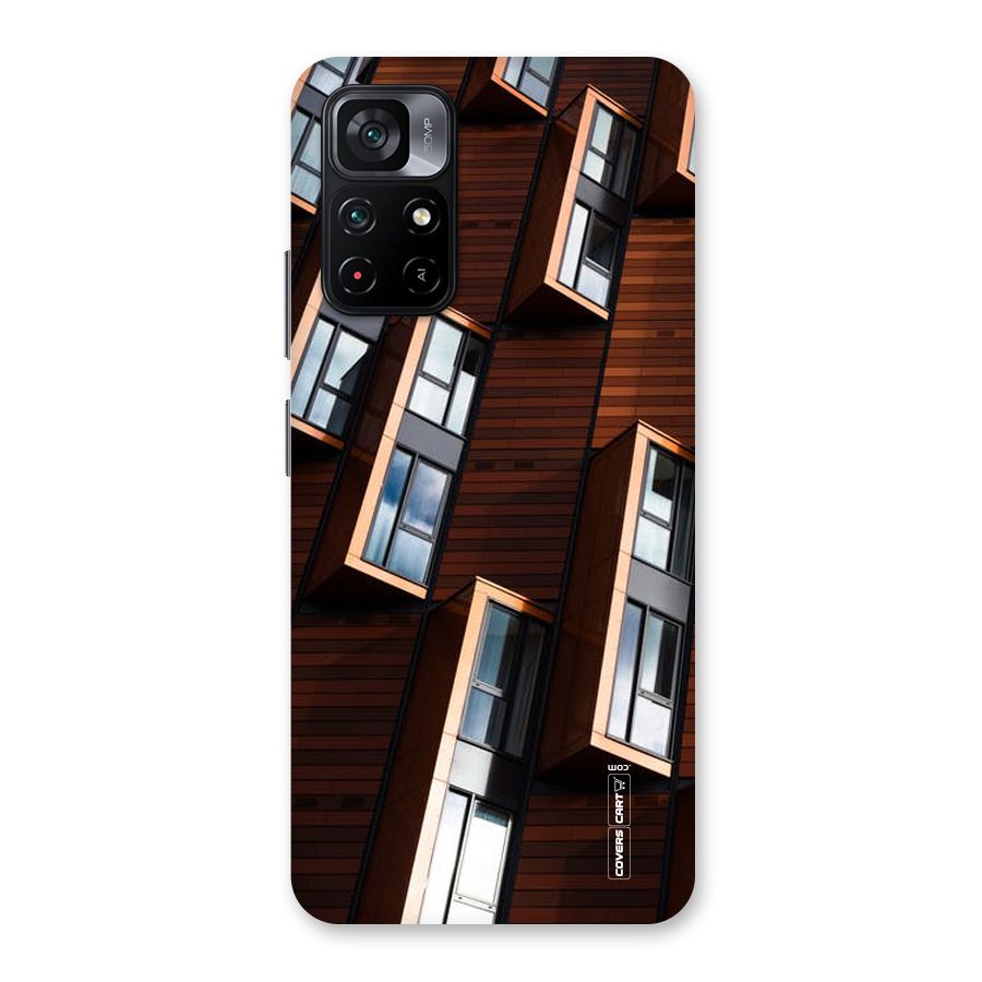 Window Abstract Back Case for Poco M4 Pro 5G