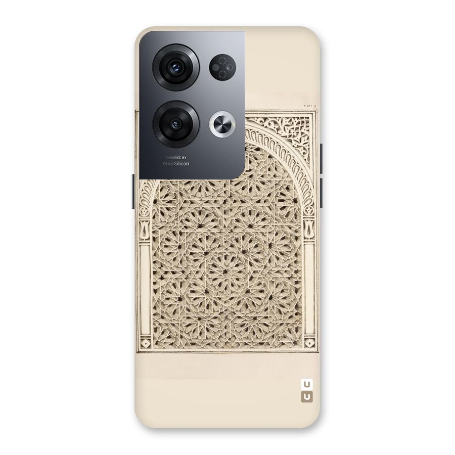 Window Ornaments Back Case for Oppo Reno8 Pro 5G