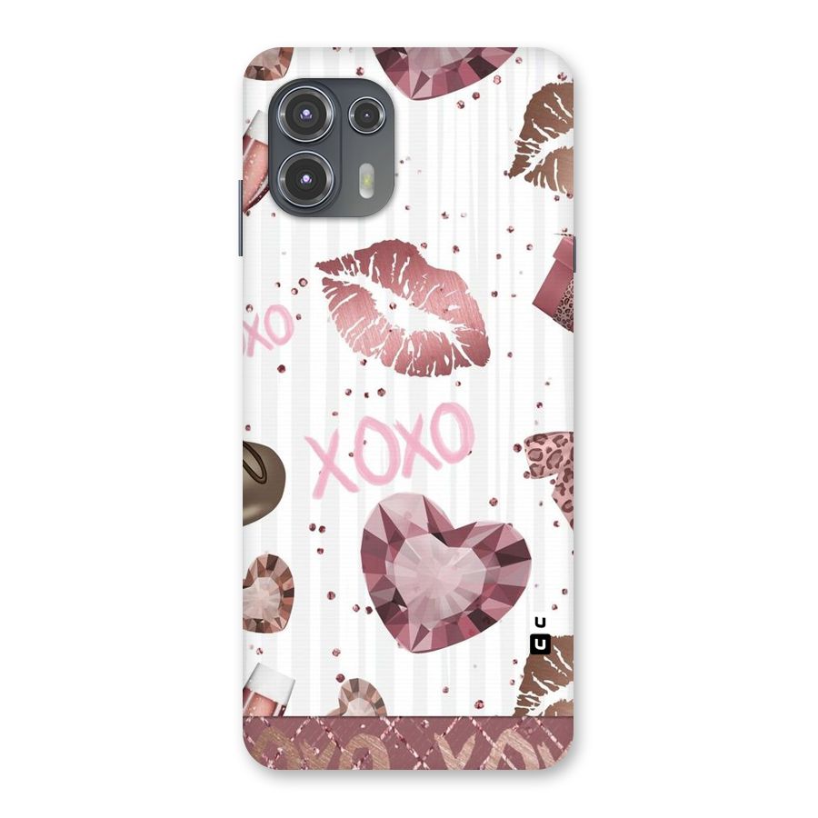 Wine Lip xoxo Back Case for Motorola Edge 20 Fusion