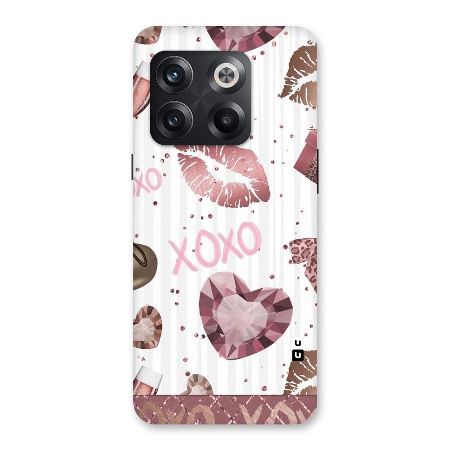 Wine Lip xoxo Back Case for OnePlus 10T