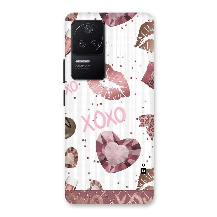 Wine Lip xoxo Back Case for Poco F4 5G