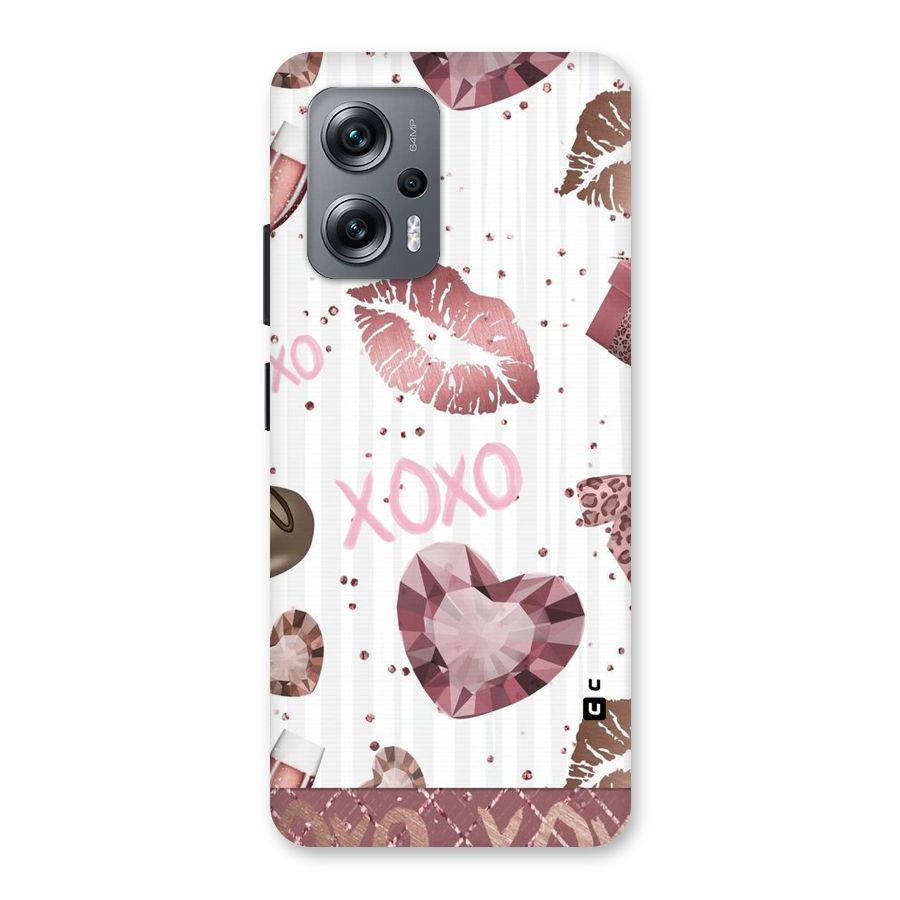 Wine Lip xoxo Back Case for Redmi K50i