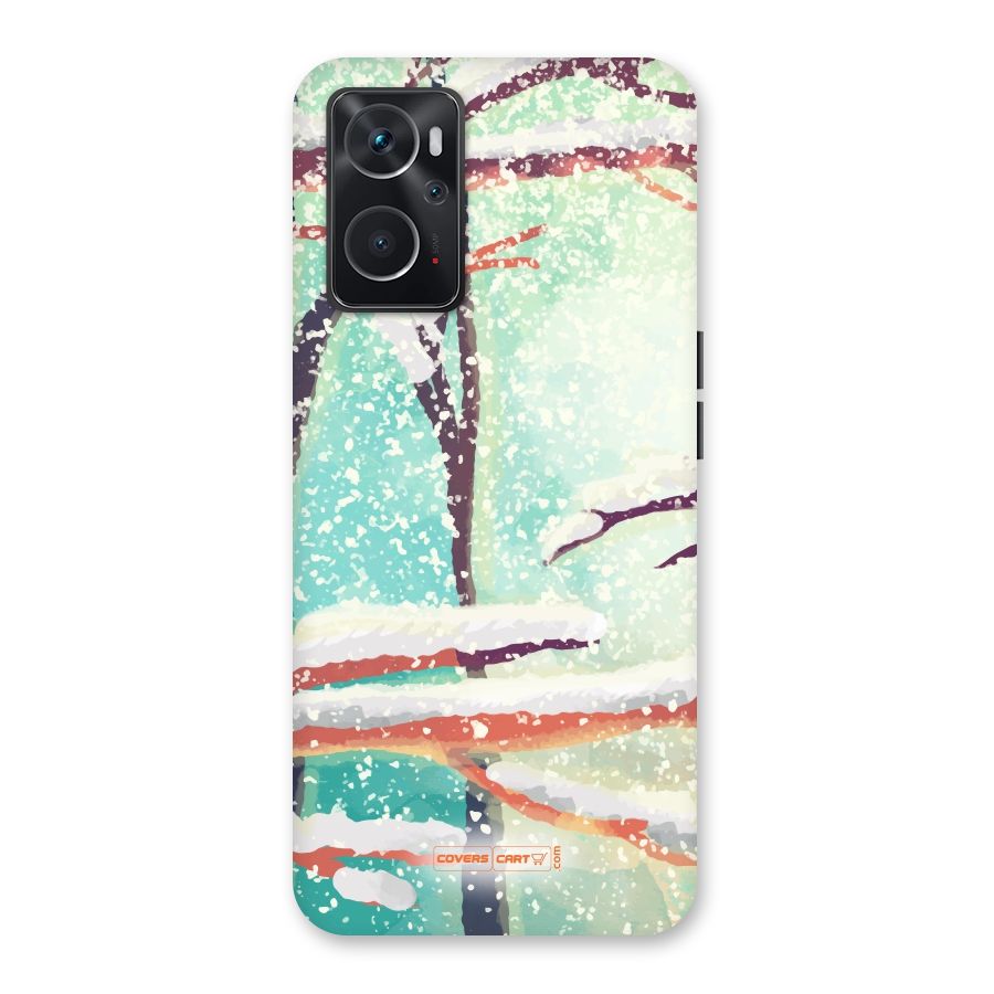 Winter Season Back Case for Oppo K10 4G