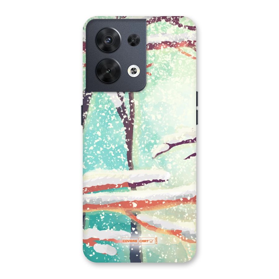 Winter Season Back Case for Oppo Reno8 5G