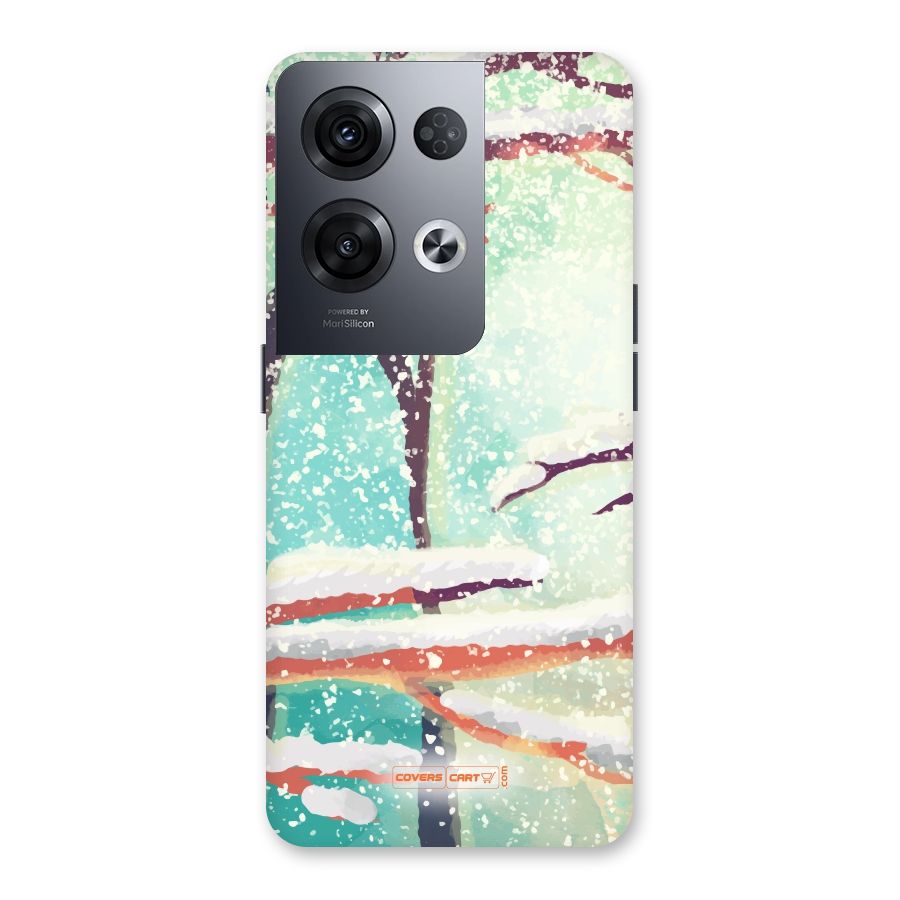 Winter Season Back Case for Oppo Reno8 Pro 5G