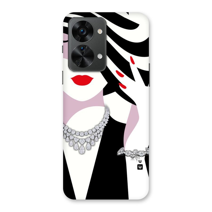 Women Beauty Back Case for OnePlus Nord 2T