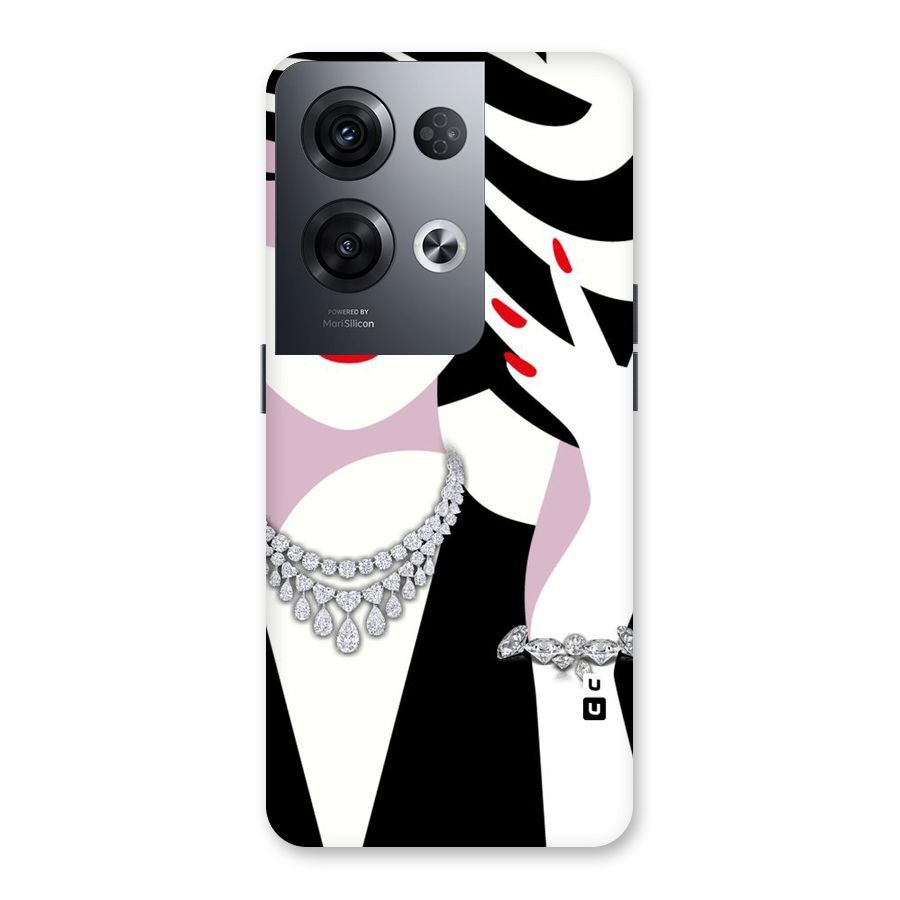 Women Beauty Back Case for Oppo Reno8 Pro 5G