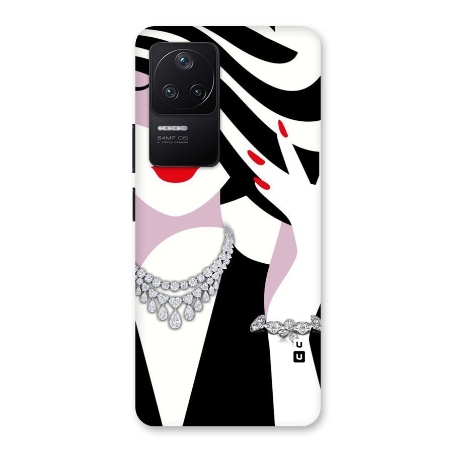 Women Beauty Back Case for Poco F4 5G