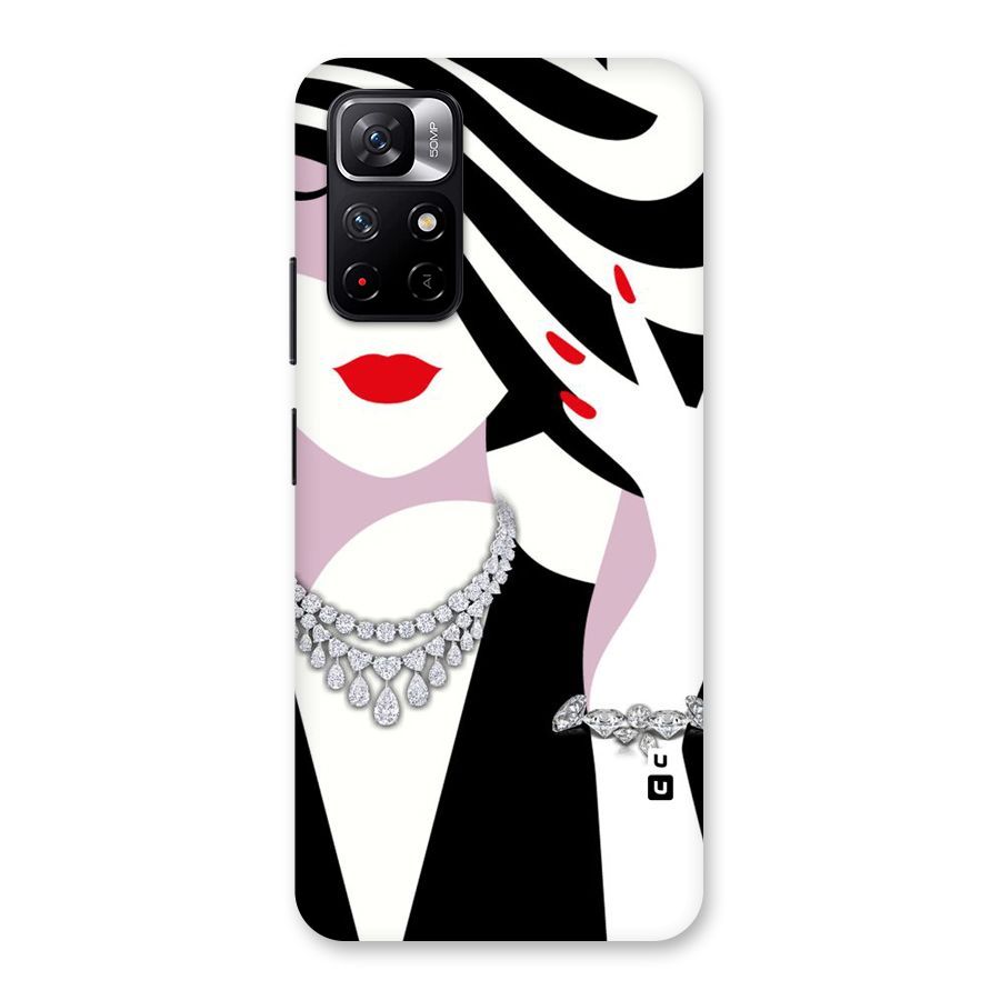 Women Beauty Back Case for Redmi Note 11T 5G