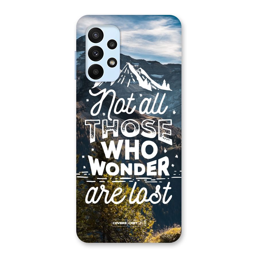 Wonder Lost Back Case for Galaxy A23