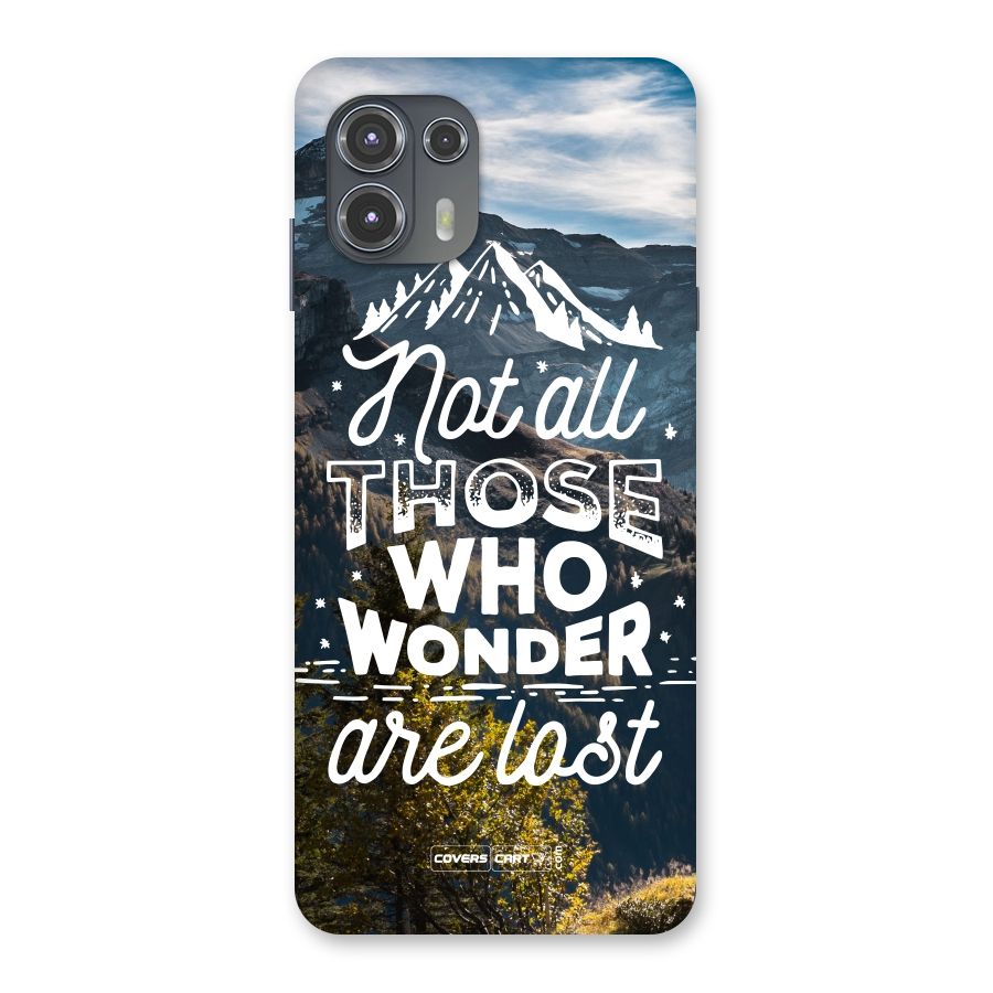Wonder Lost Back Case for Motorola Edge 20 Fusion
