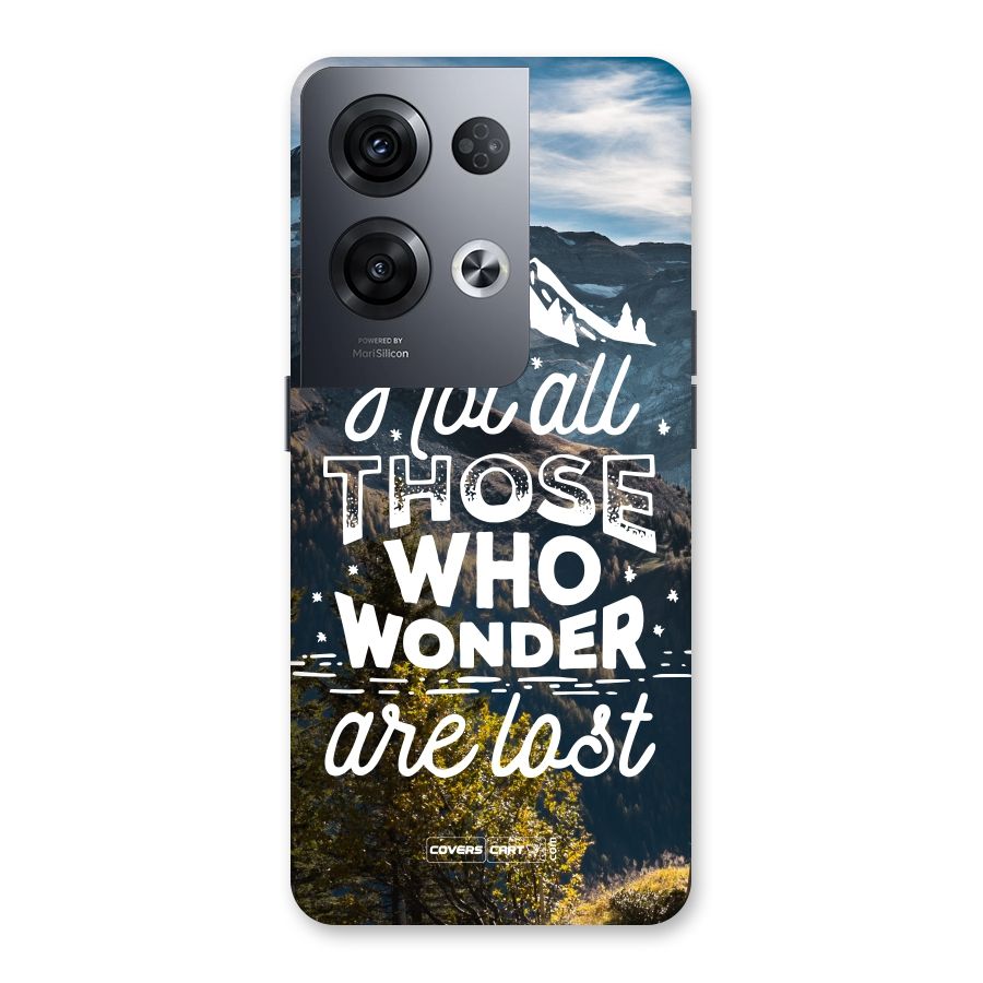 Wonder Lost Back Case for Oppo Reno8 Pro 5G