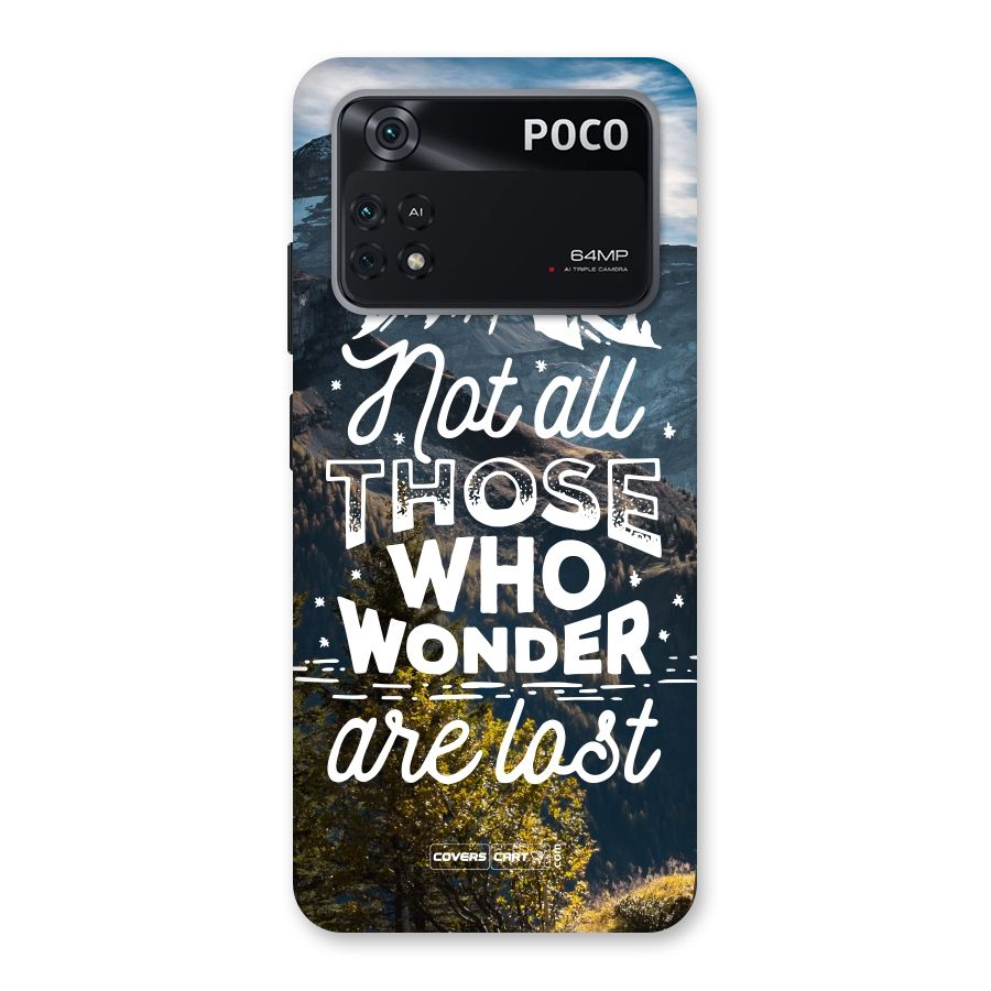 Wonder Lost Back Case for Poco M4 Pro 4G