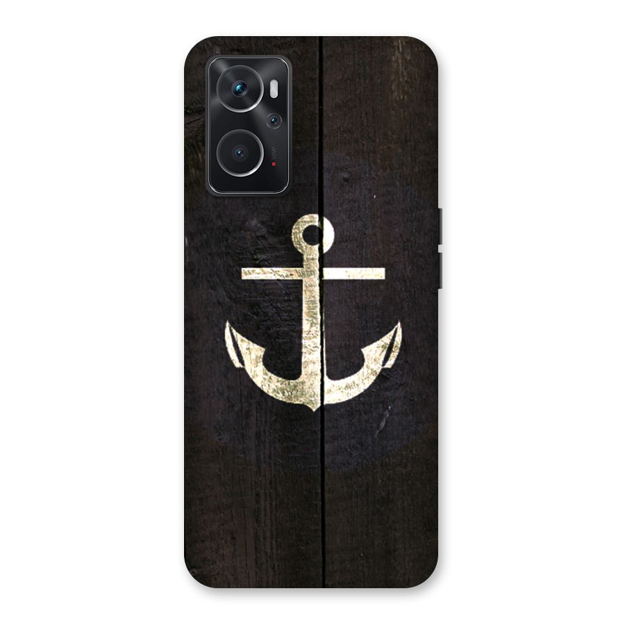 Wood Anchor Back Case for Oppo K10 4G