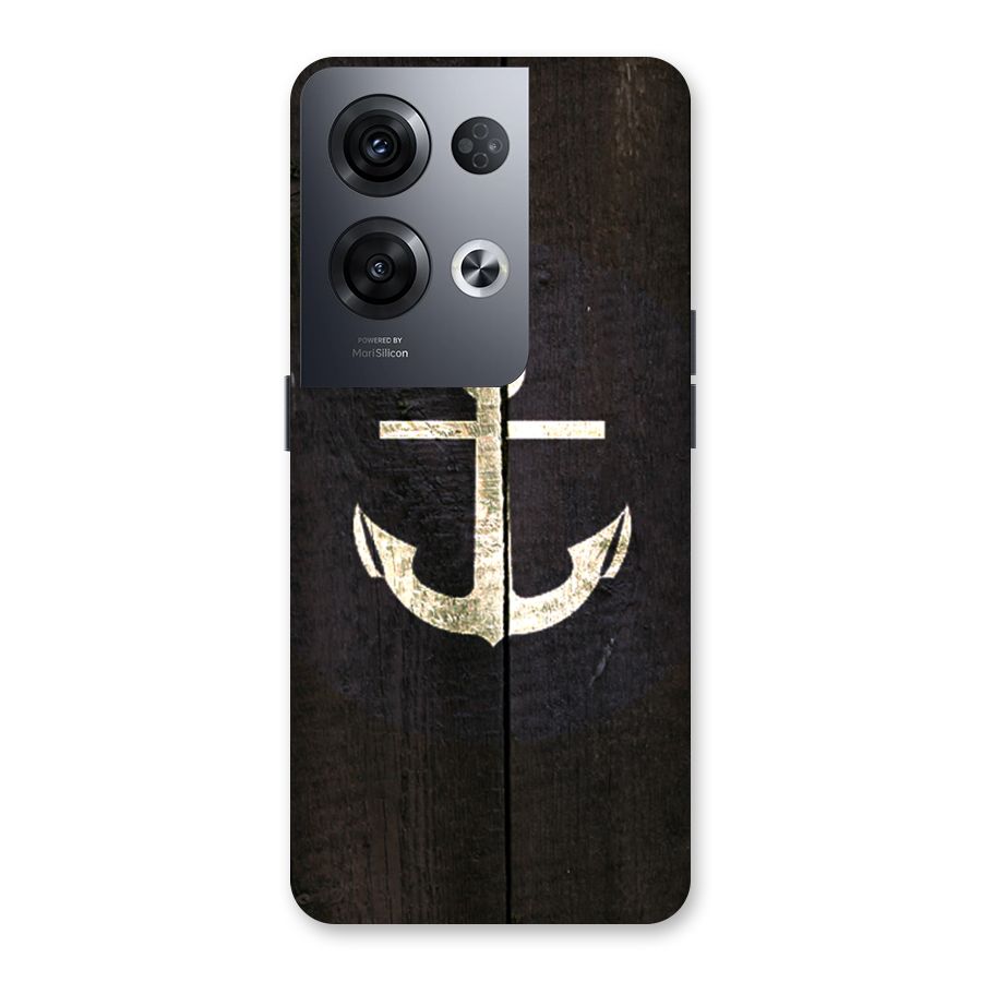 Wood Anchor Back Case for Oppo Reno8 Pro 5G