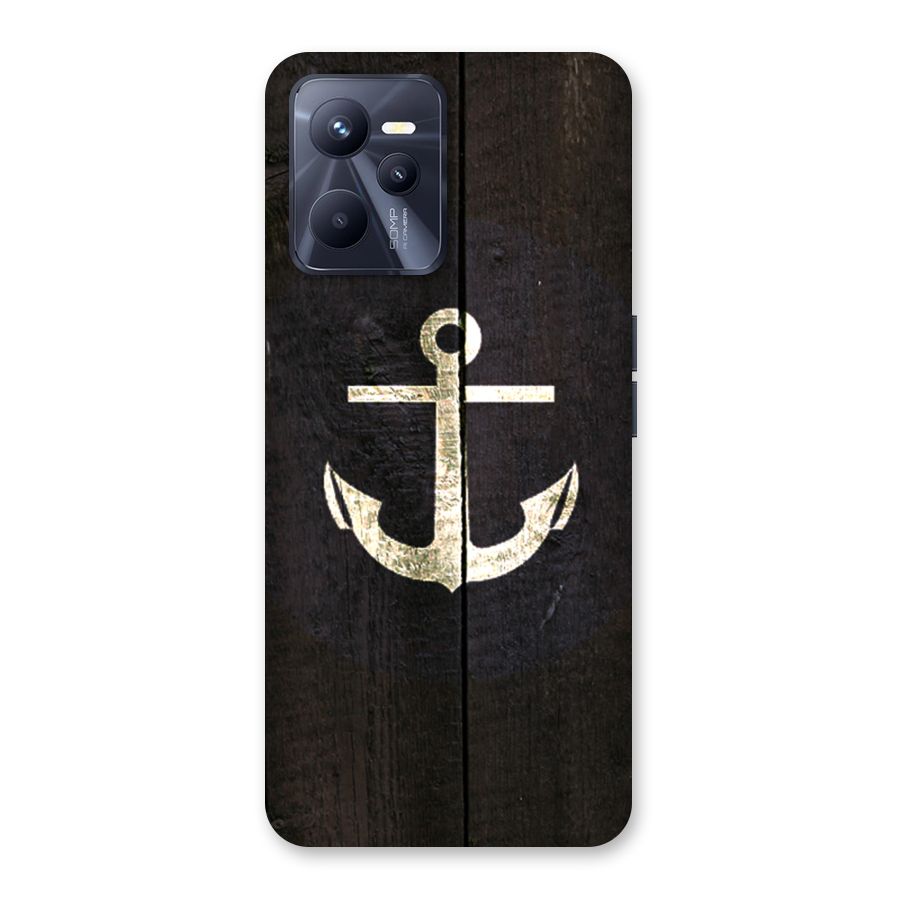 Wood Anchor Back Case for Realme C35