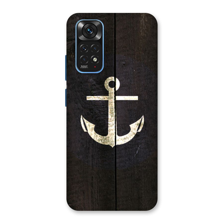 Wood Anchor Back Case for Redmi Note 11S