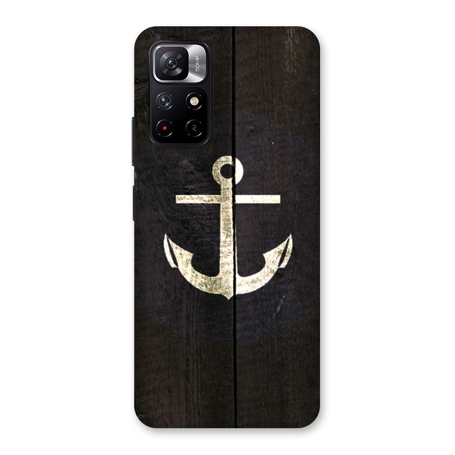 Wood Anchor Back Case for Redmi Note 11T 5G