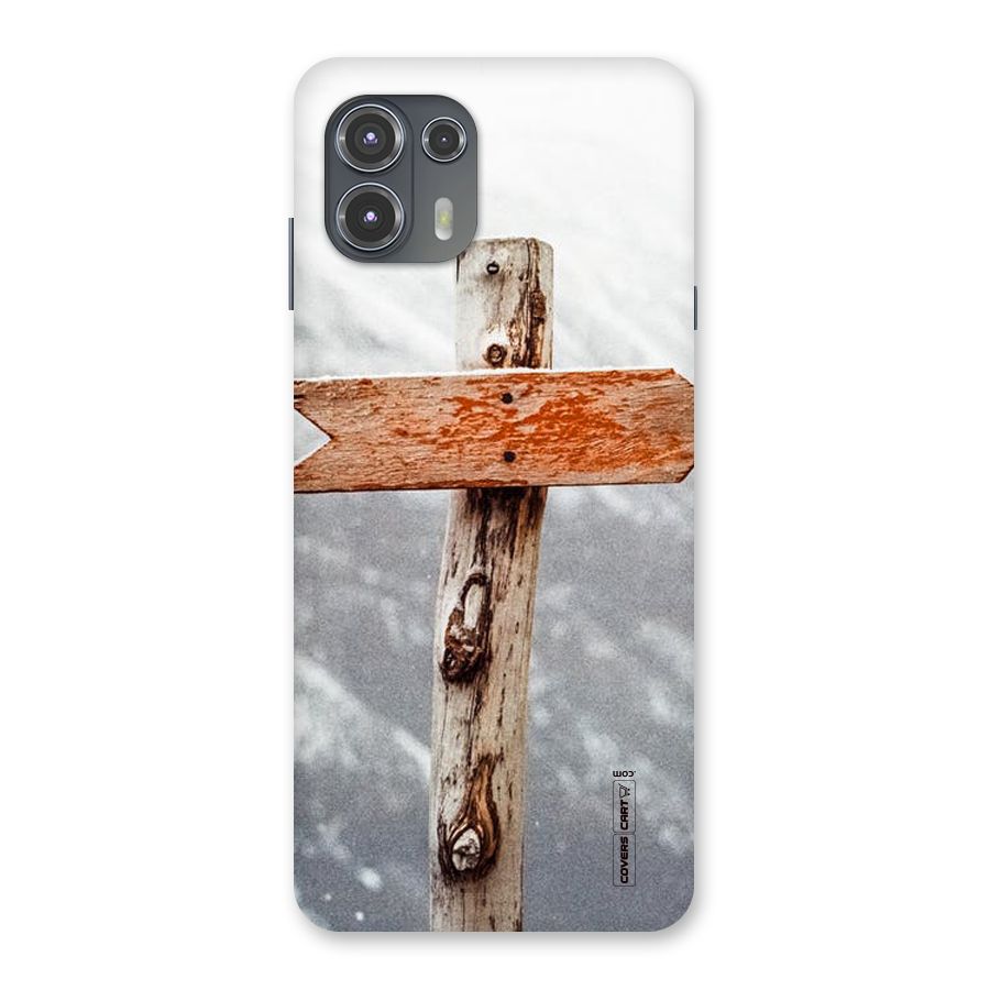 Wood And Snow Back Case for Motorola Edge 20 Fusion