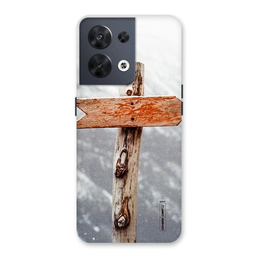 Wood And Snow Back Case for Oppo Reno8 5G