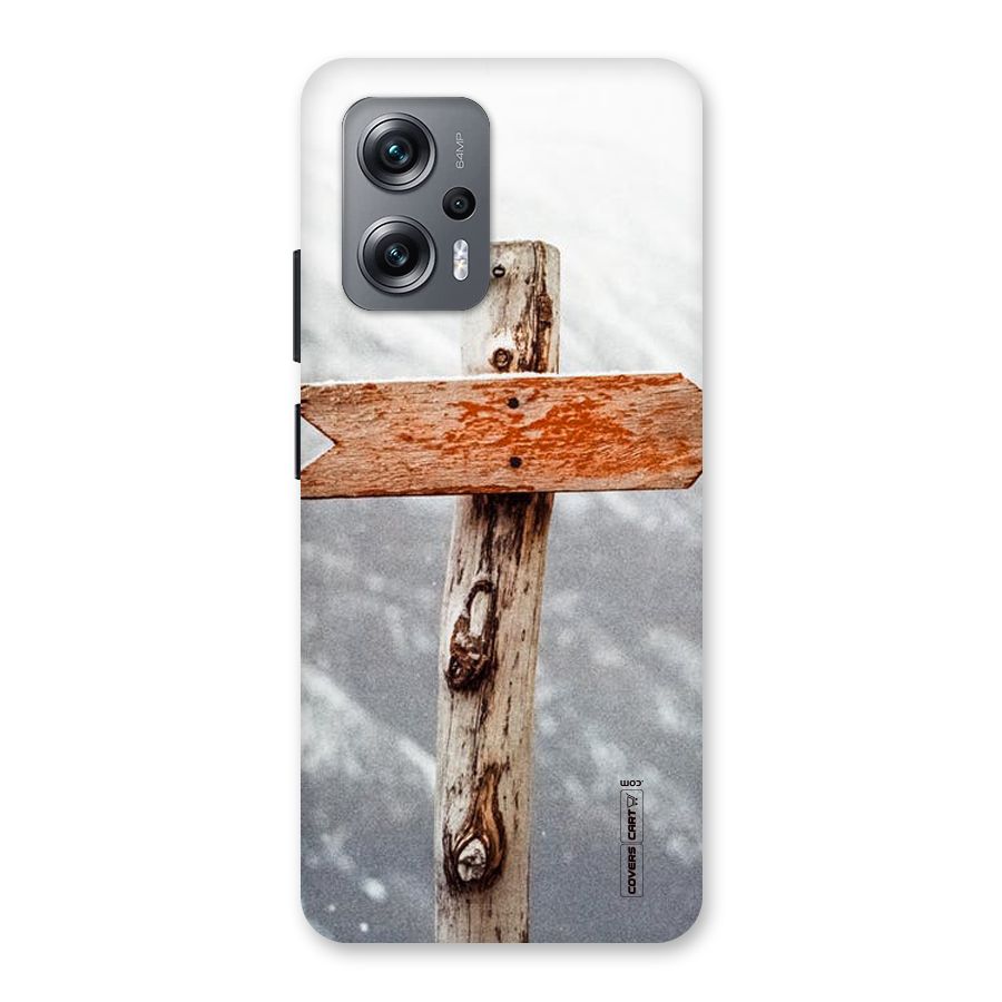 Wood And Snow Back Case for Redmi K50i