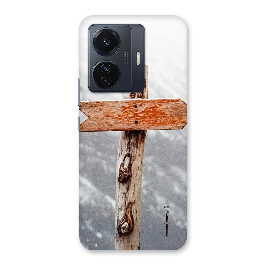 Wood And Snow Back Case for Vivo T1 Pro