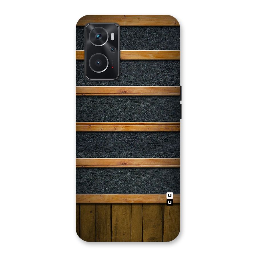 Wood Design Back Case for Oppo K10 4G