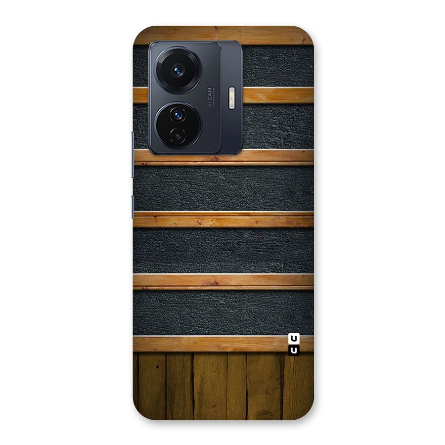 Wood Design Back Case for Vivo T1 Pro