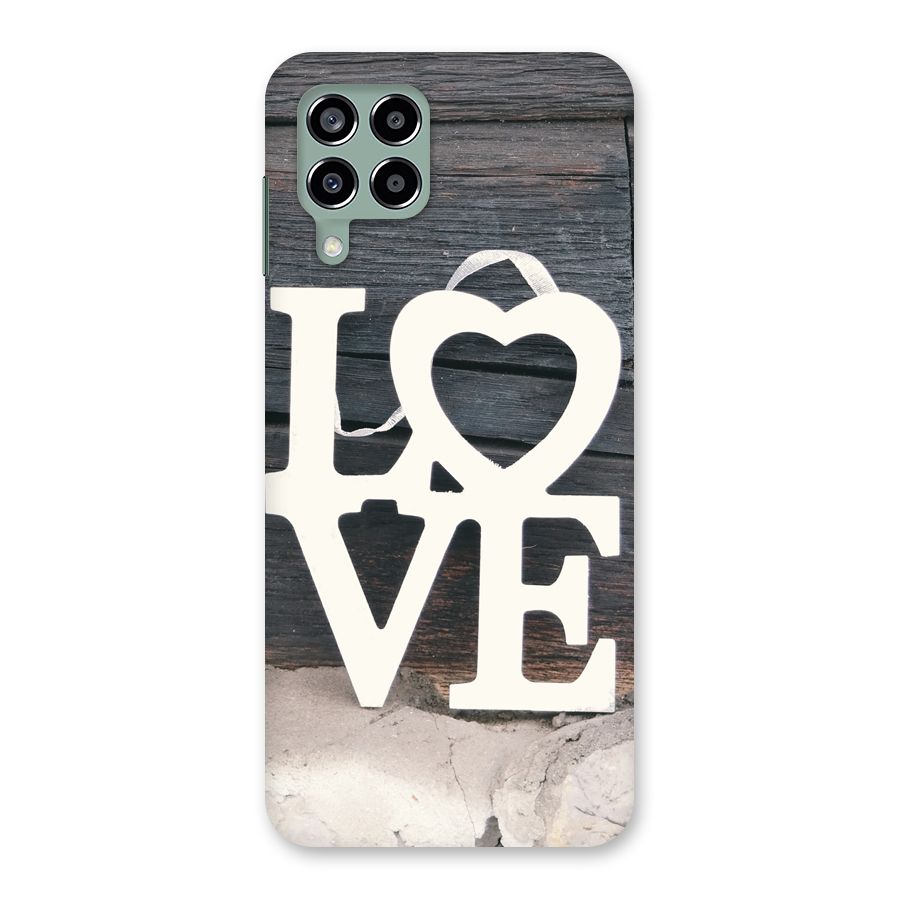 Wood Love Lock Back Case for Galaxy M33