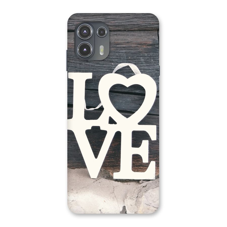 Wood Love Lock Back Case for Motorola Edge 20 Fusion
