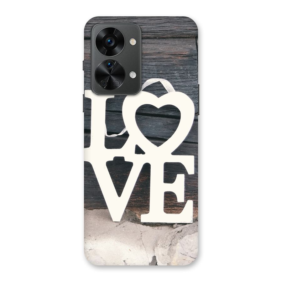 Wood Love Lock Back Case for OnePlus Nord 2T
