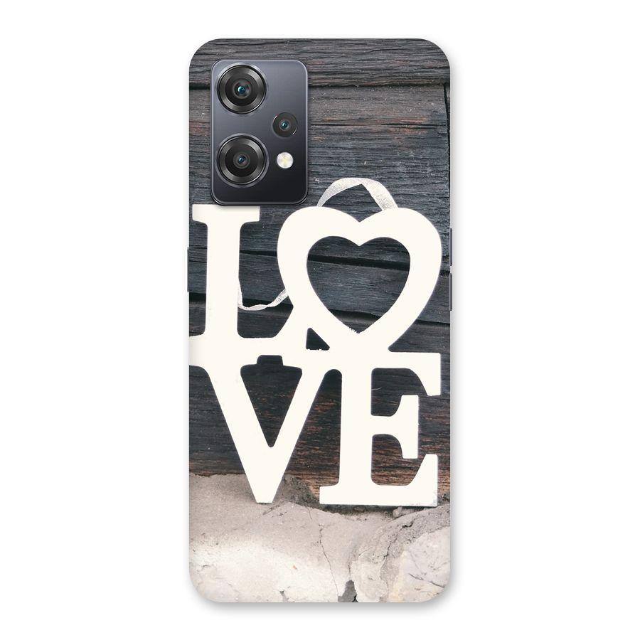 Wood Love Lock Back Case for OnePlus Nord CE 2 Lite 5G