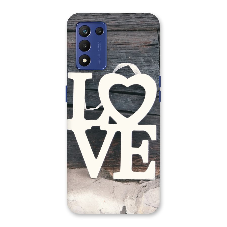 Wood Love Lock Back Case for Realme 9 5G Speed