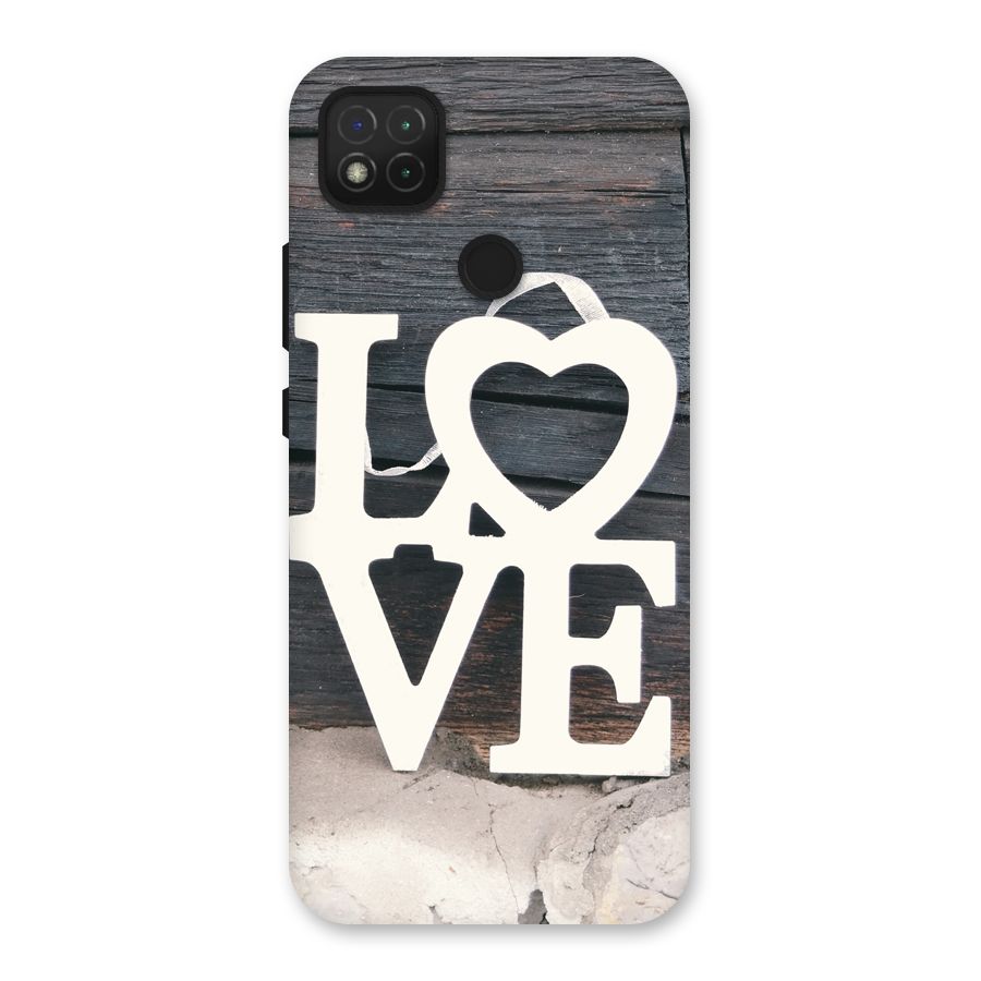 Wood Love Lock Back Case for Redmi 9 Activ