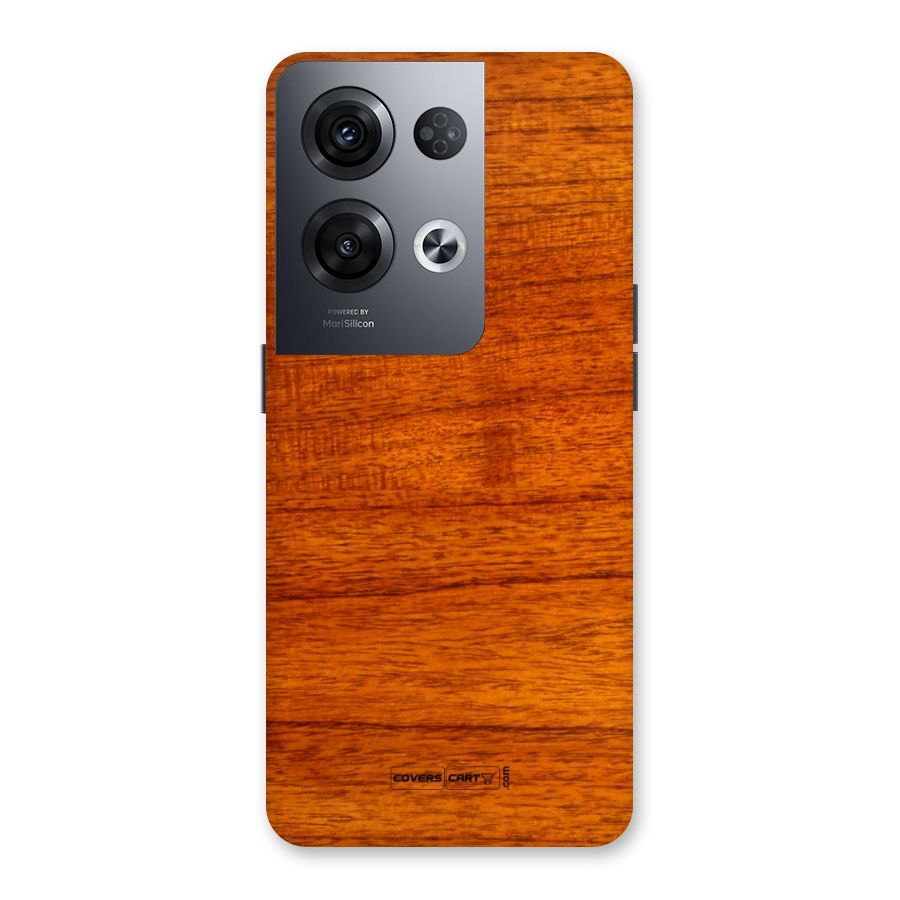 Wood Texture Design Back Case for Oppo Reno8 Pro 5G