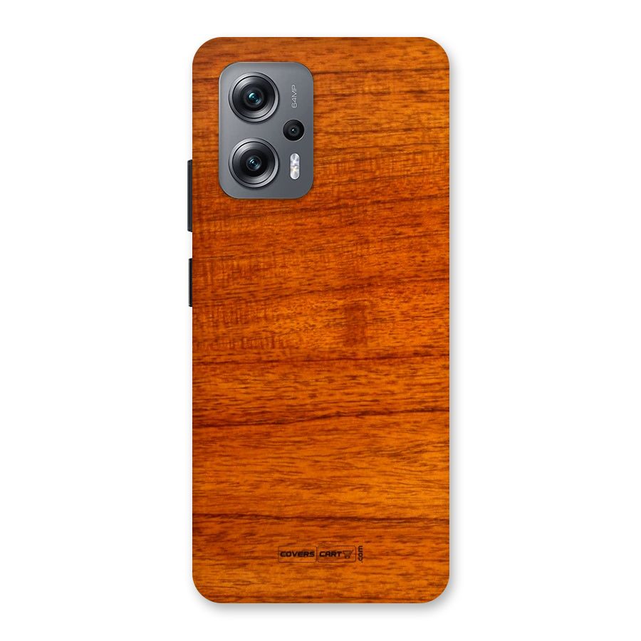 Wood Texture Design Back Case for Redmi K50i