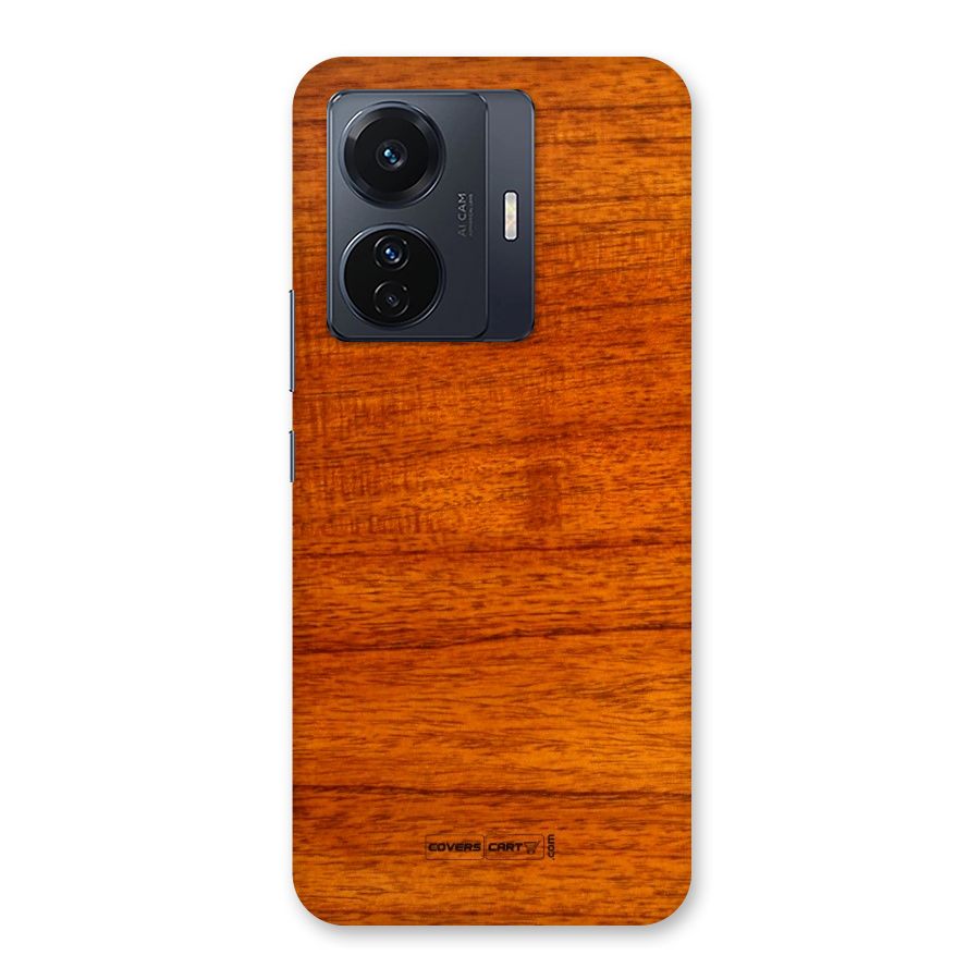 Wood Texture Design Back Case for Vivo T1 Pro
