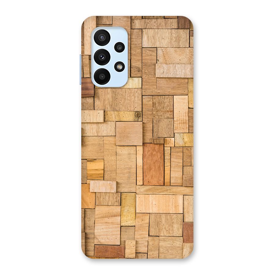 Wooden Blocks Back Case for Galaxy A23