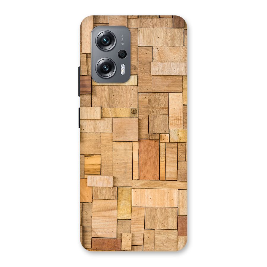 Wooden Blocks Back Case for Redmi K50i