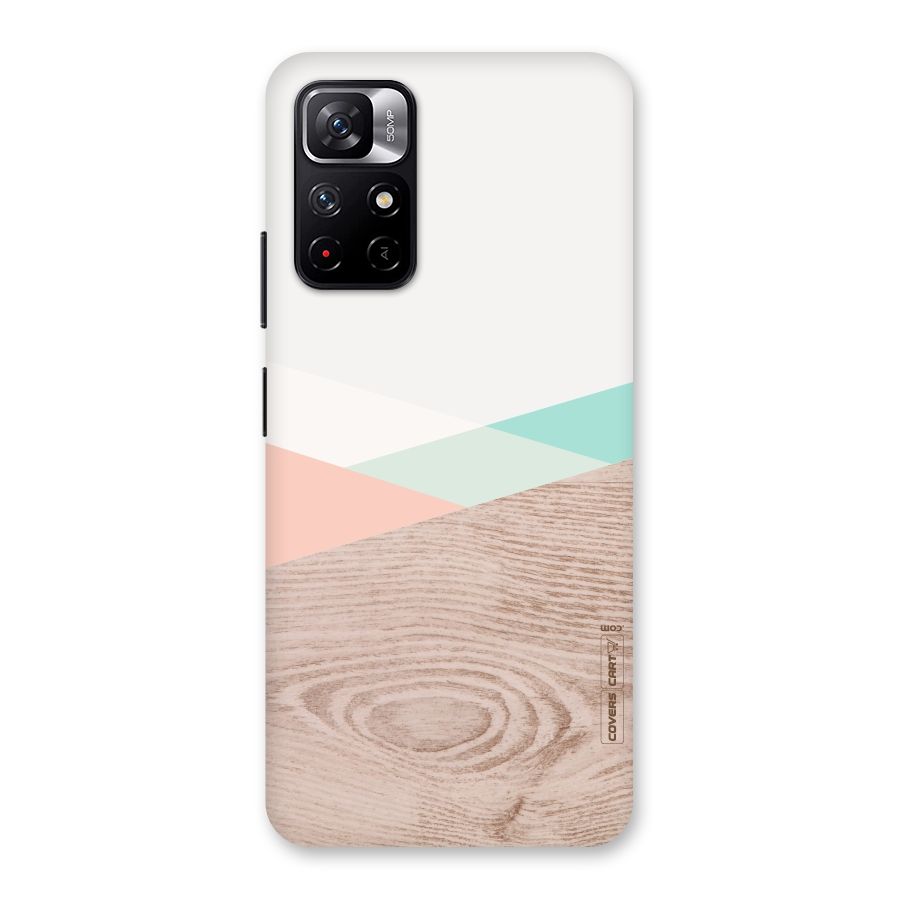 Wooden Fusion Back Case for Redmi Note 11T 5G