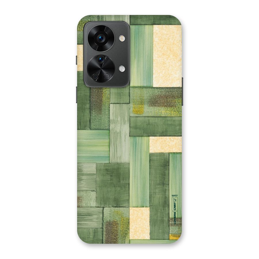 Wooden Green Texture Back Case for OnePlus Nord 2T