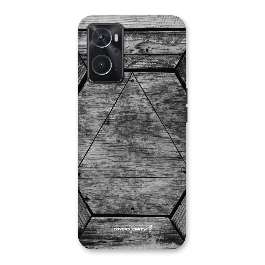 Wooden Hexagon Back Case for Oppo K10 4G