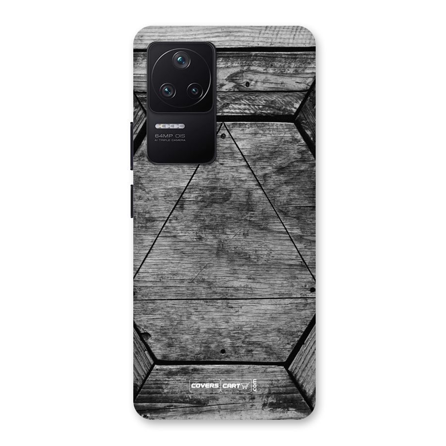 Wooden Hexagon Back Case for Poco F4 5G