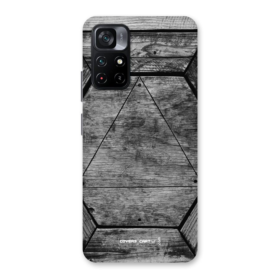Wooden Hexagon Back Case for Poco M4 Pro 5G