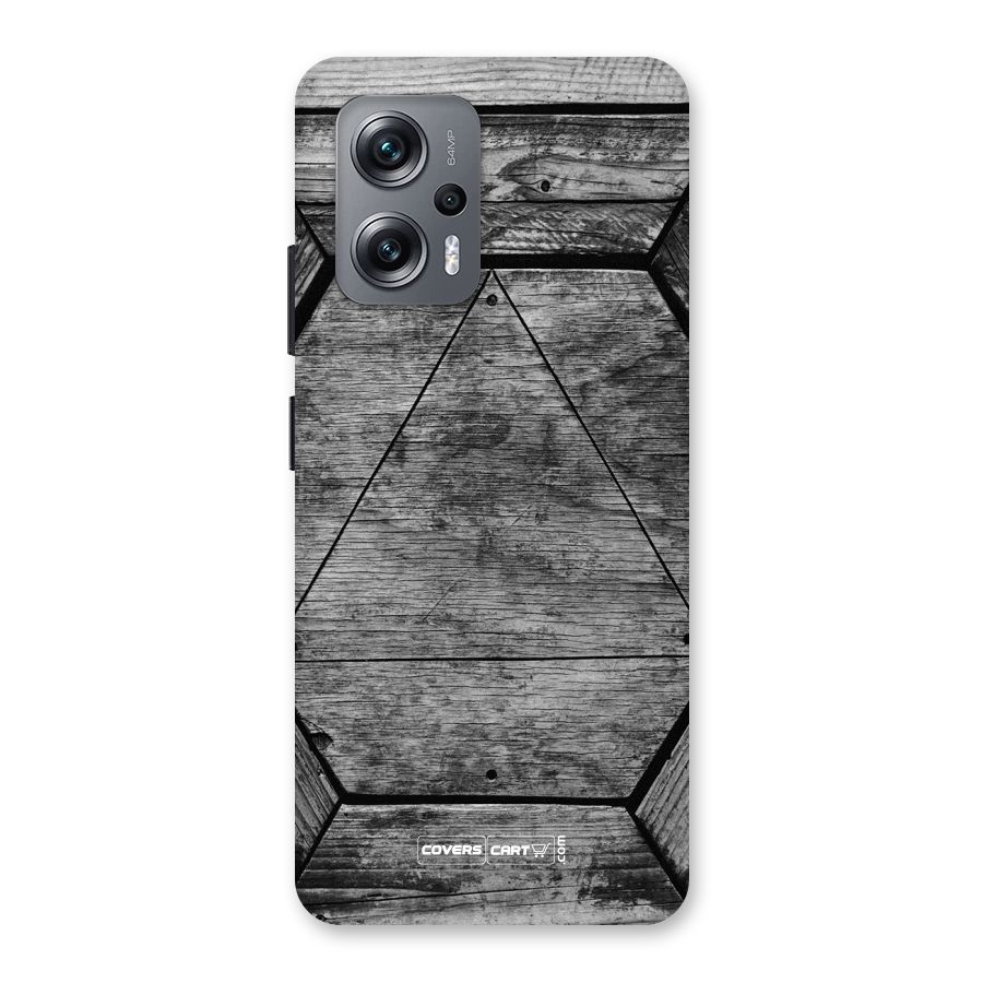 Wooden Hexagon Back Case for Redmi K50i