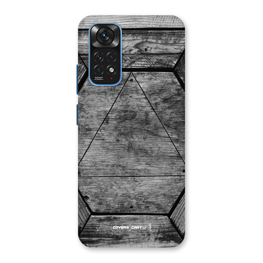 Wooden Hexagon Back Case for Redmi Note 11S