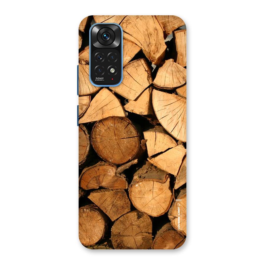 Wooden Logs Back Case for Redmi Note 11S