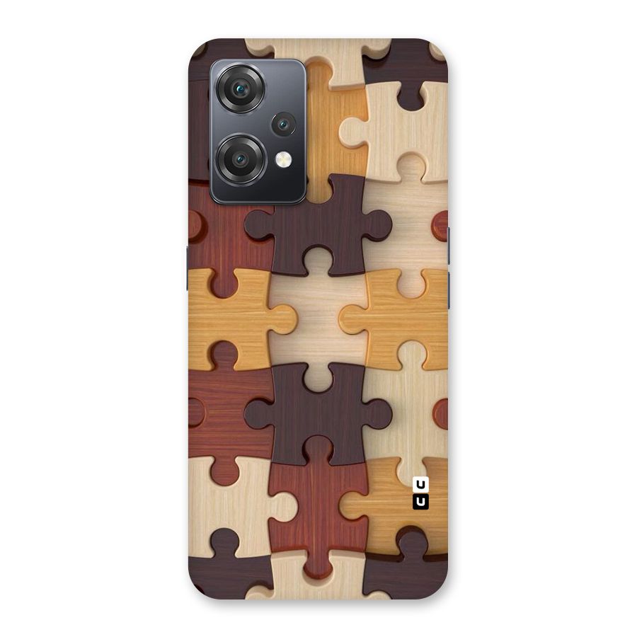 Wooden Puzzle (Printed) Back Case for OnePlus Nord CE 2 Lite 5G