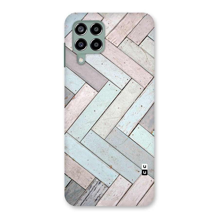 Wooden ZigZag Design Back Case for Galaxy M33